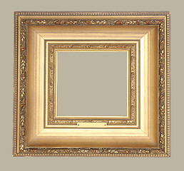 Image showing ancient gold frame 