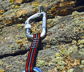 Image showing Rock climbing.