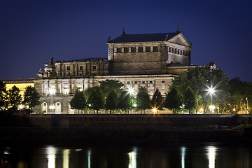 Image showing Semper Oper by night