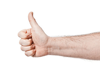 Image showing thumb up