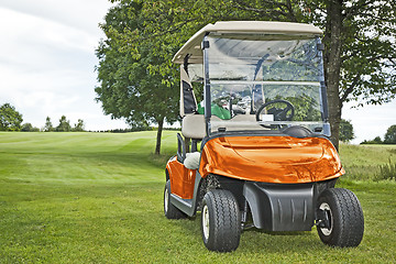 Image showing golf car