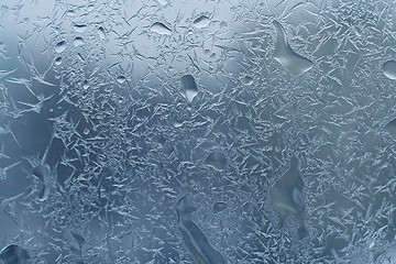 Image showing frost and water drops