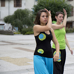 Image showing Two dancers