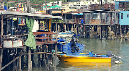 Image showing Tai O fishing village in Hong Kong 