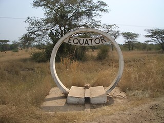 Image showing Equator in Uganda