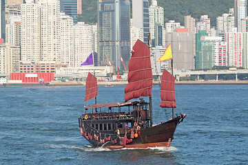 Image showing junk boat 