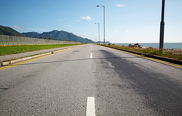 Image showing Long road