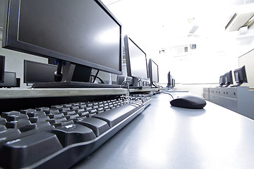 Image showing workplace room with computers