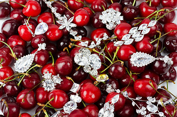 Image showing Jewels at cherries