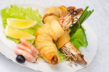 Image showing shrimps dish