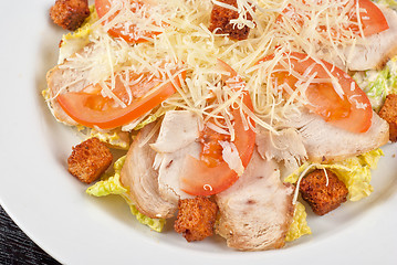 Image showing chicken meat filet salad