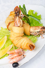 Image showing shrimps dish