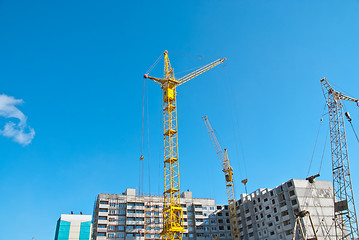 Image showing Building crane