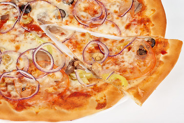 Image showing vegetable pizza