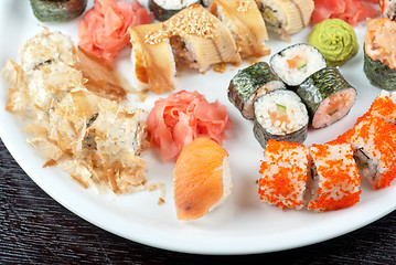 Image showing sushi set