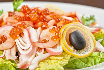 Image showing sea salad