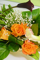 Image showing Wedding Bunch of flowers