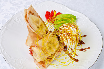 Image showing tasty pancake dessert