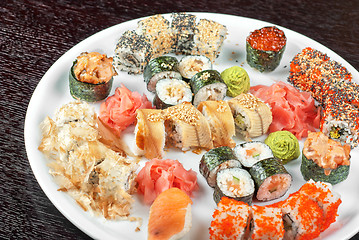 Image showing sushi set