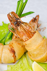 Image showing shrimps dish