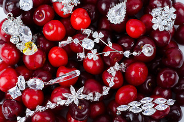 Image showing Jewels at cherries