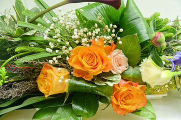 Image showing Wedding Bunch of flowers