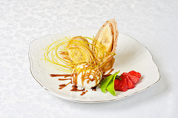 Image showing tasty pancake dessert