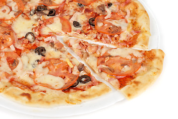 Image showing meat pizza