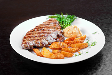 Image showing Juicy beef steak