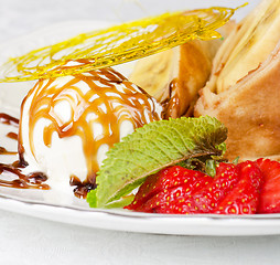 Image showing tasty pancake dessert