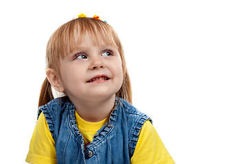 Image showing portrait of a young girl