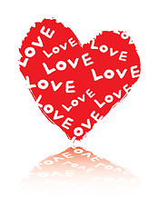 Image showing abstract love symbol