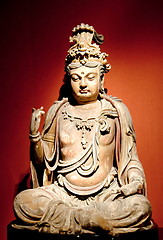 Image showing Chinese ancient Buddhist Sculpture