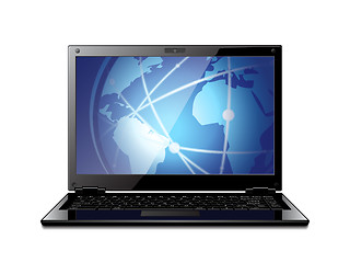 Image showing Vector laptop