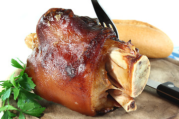 Image showing grilled pork hock