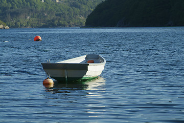 Image showing Dinghy on the water