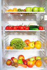 Image showing Fruit and vegetables assortment