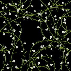 Image showing Seamless floral