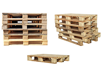 Image showing Pallets isolated