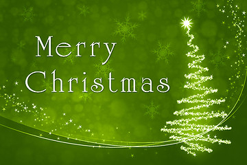 Image showing green christmas