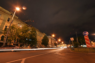 Image showing Street of a night city