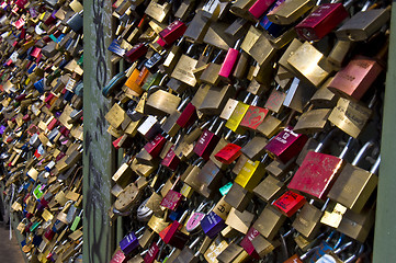 Image showing Love bridge