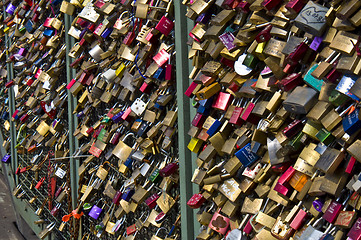 Image showing Love bridge