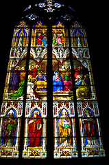 Image showing Stained glass windows