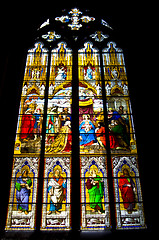 Image showing Stained glass windows