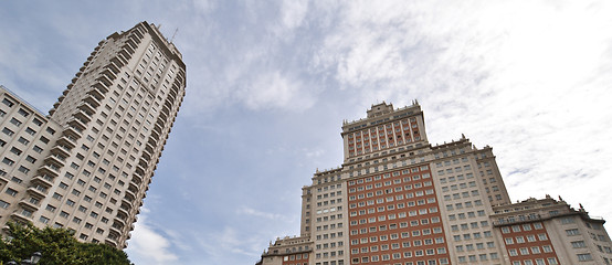 Image showing buildings on the Plaza de Espana