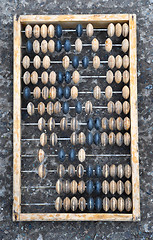 Image showing Soviet wooden abacus