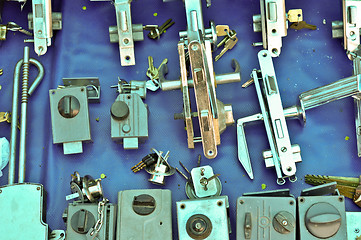 Image showing Old door locks