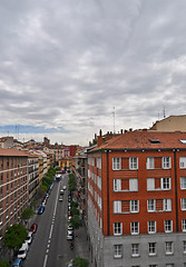 Image showing typical street in Madrid