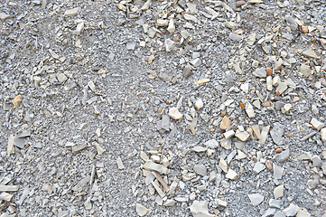 Image showing Road stone gravel texture